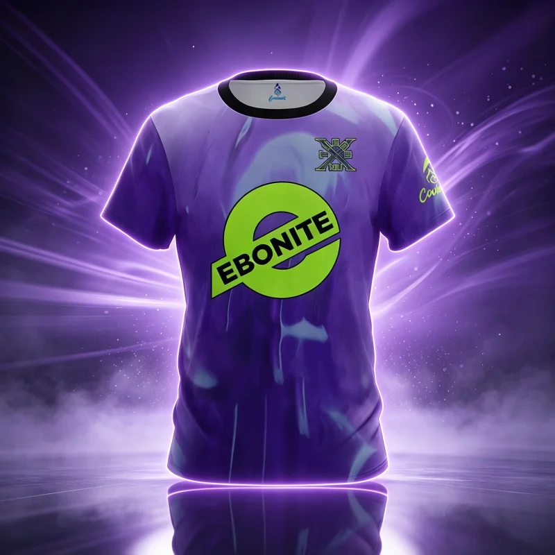 New Ebonite Wash Twin Dragon Sakura Bowling Jersey Performance Sports Tee Pro Bowler Fan Casual Streetwear Top Family Kids Tees