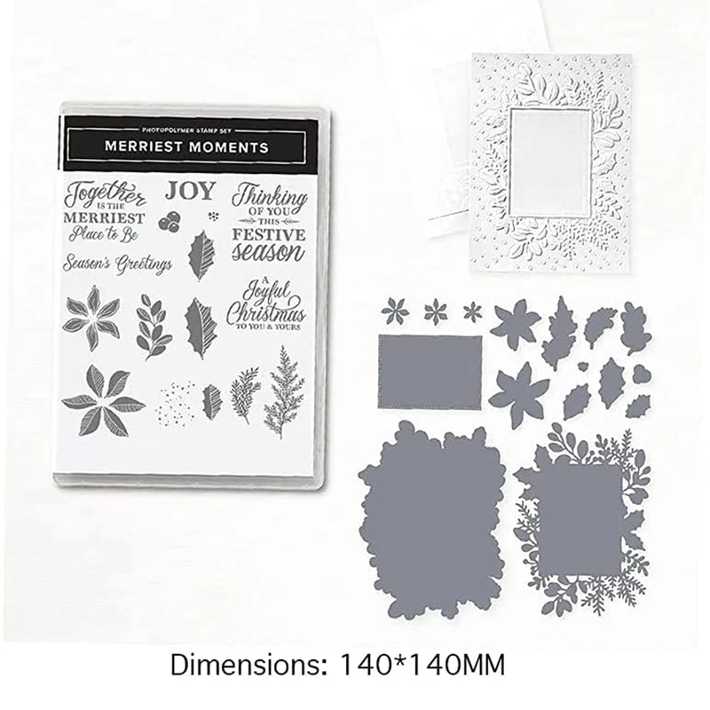 Flower Clear Stamps Cutting Dies DIY Scrapbooking Cards Dies Seal Scrapbook Photo Album Paper Card Craft Supplies