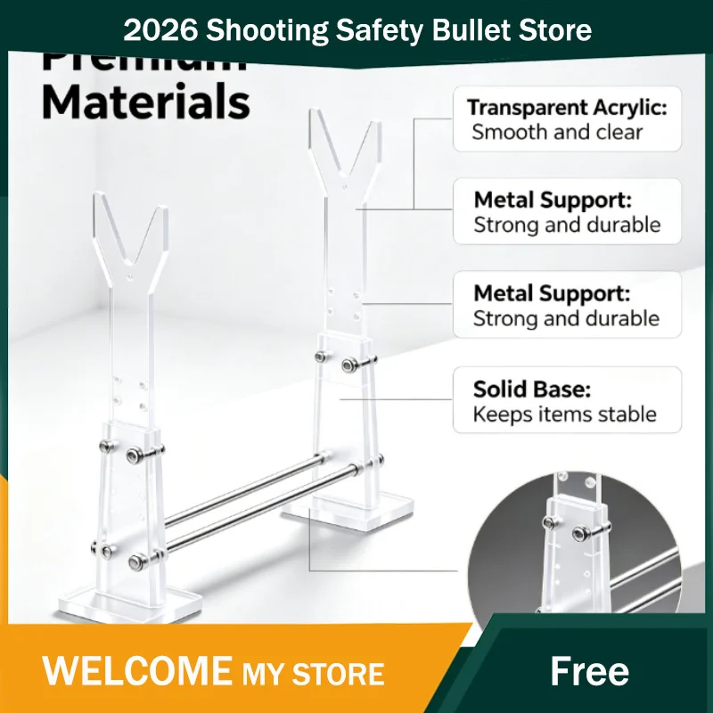 Desktop Transparent Acrylic Model Display Rack Adjustable Support Stand for Collectible Decorative Mini Models