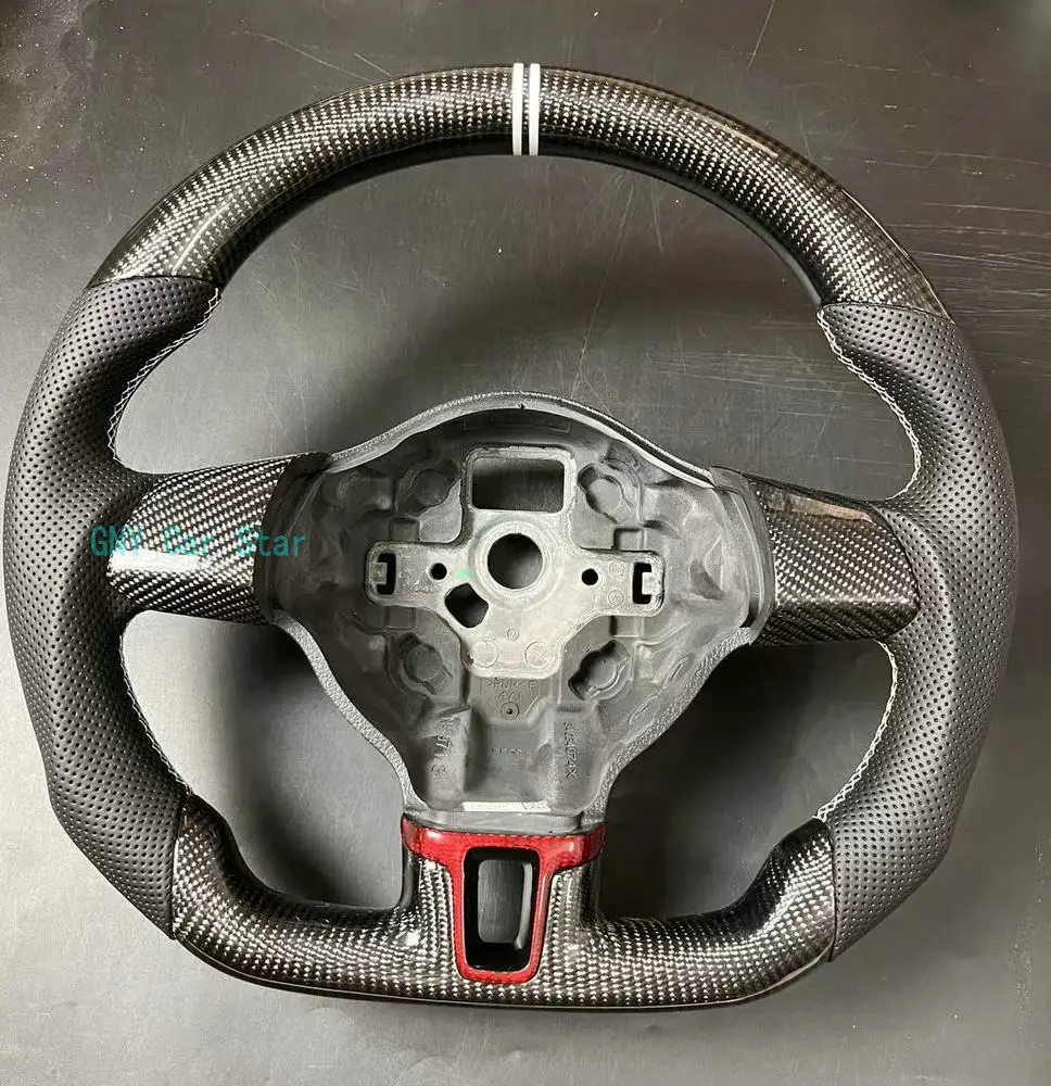 

100% настоящий карбоновый руль для VW Volkswagen Golf 6 Mk6 2008-2013 годов