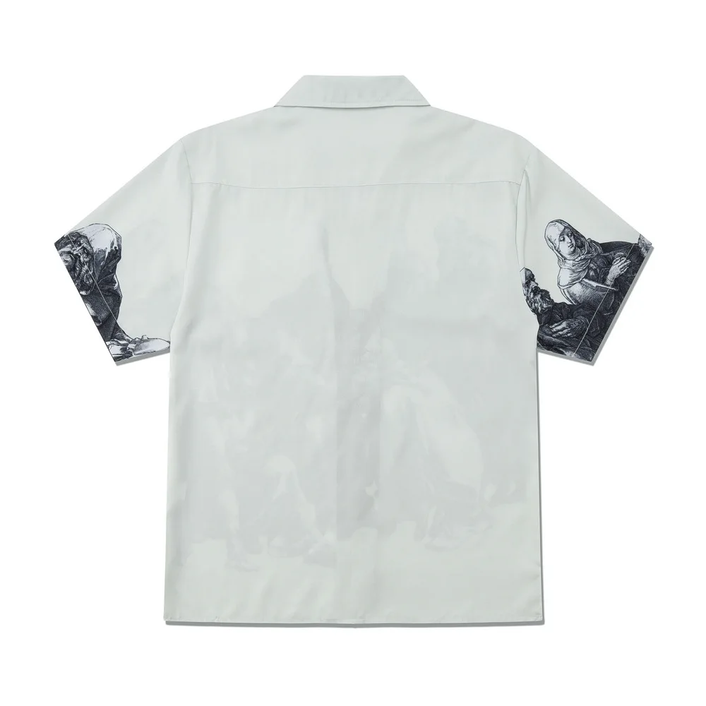 Cardigan da uomo casual irt ort Sve stampato retrò coppia tessuto elastico dalla vestibilità ampia Vintage Sle Youth Spring Faion