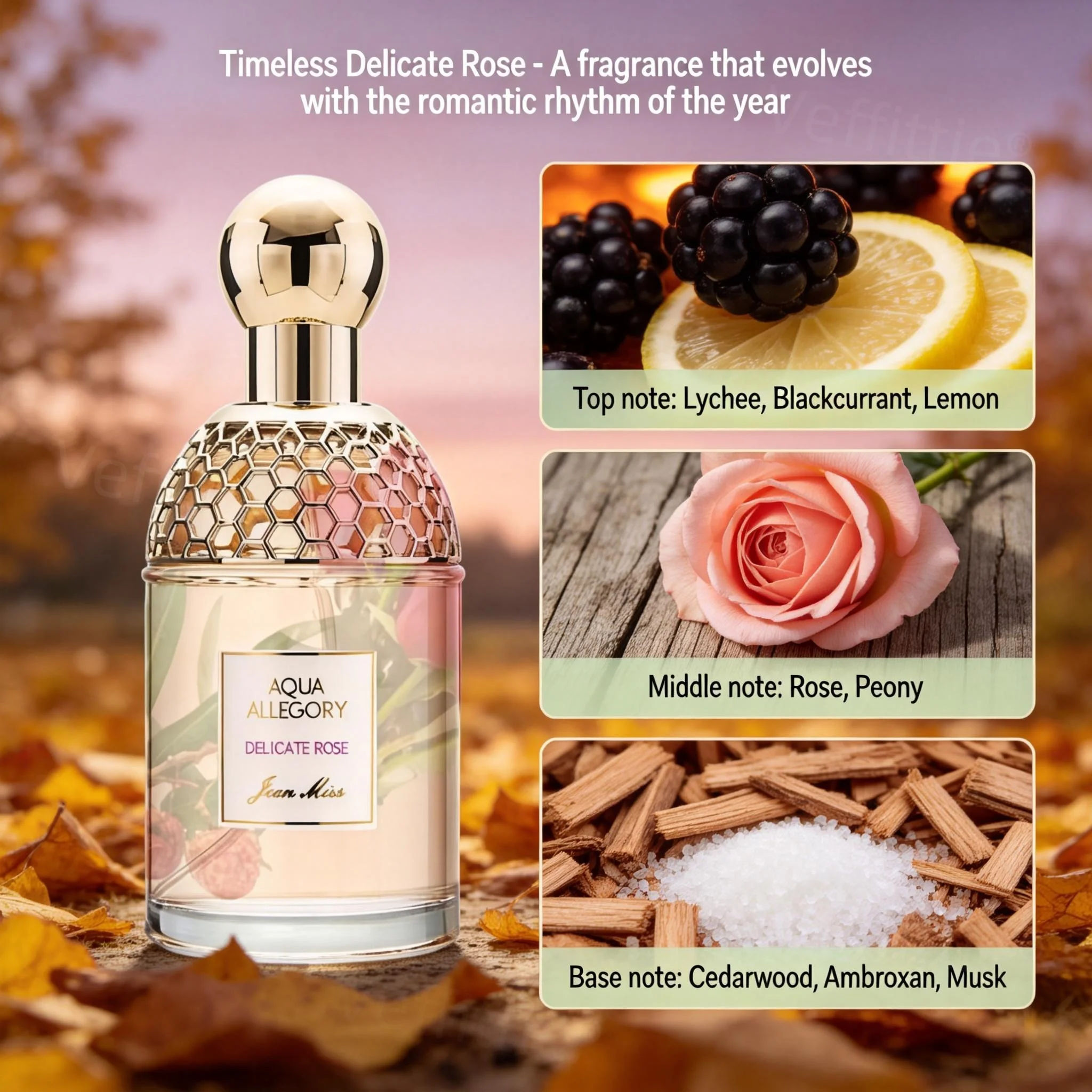 Executive Fruity Rose 100 ml Eau de Toilette, langanhaltender, eleganter Duft, ideal für Büro und Beruf._voghion.com