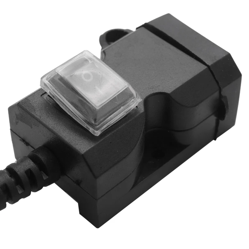 12V Waterproof Motorbike Motorcycle Dual-USB Charger Power Socket Adapter Outlet