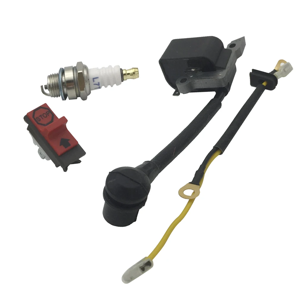 Ignition Coil with Spark Plug for Husqvarna 235 240 136 137 141 36 41 26 23 #