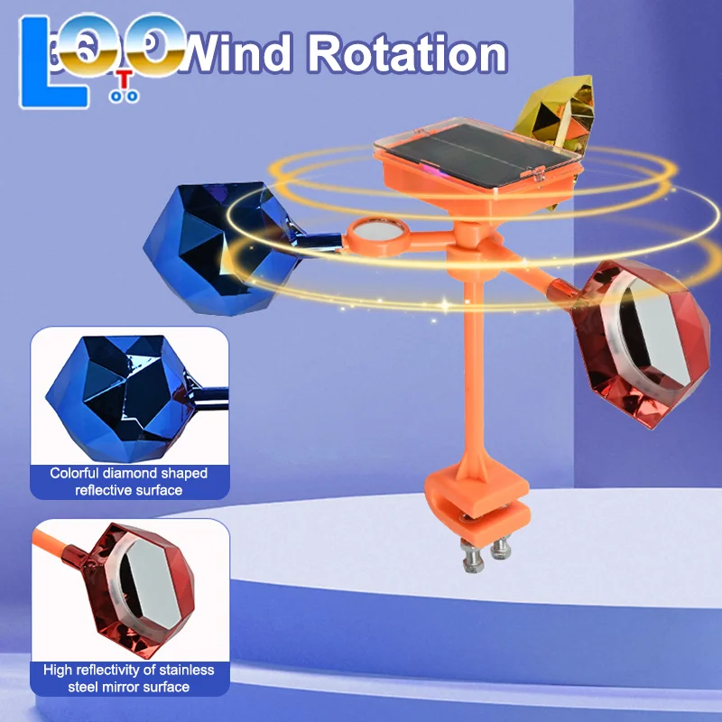 1 個庭野菜畑超音波ソーラー鳥害虫よけ回転リフレクター追い払う鳥アクセサリー