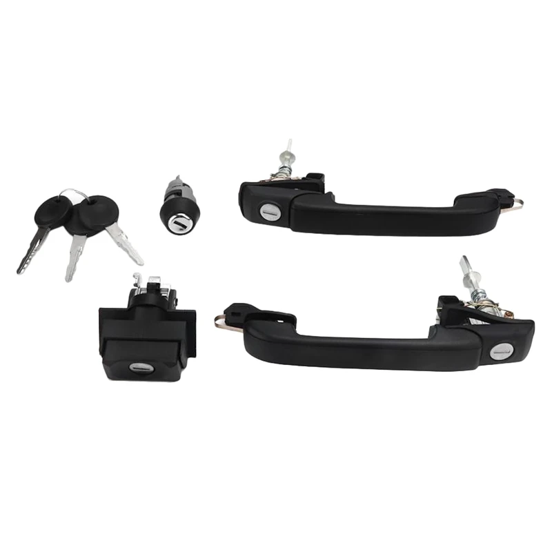 Car Door Locking System Lock Set Door Handle Lock Kit Fits For Golf Mk3 1H0837207B 1H0905855A 1H6827571A 1H0898081