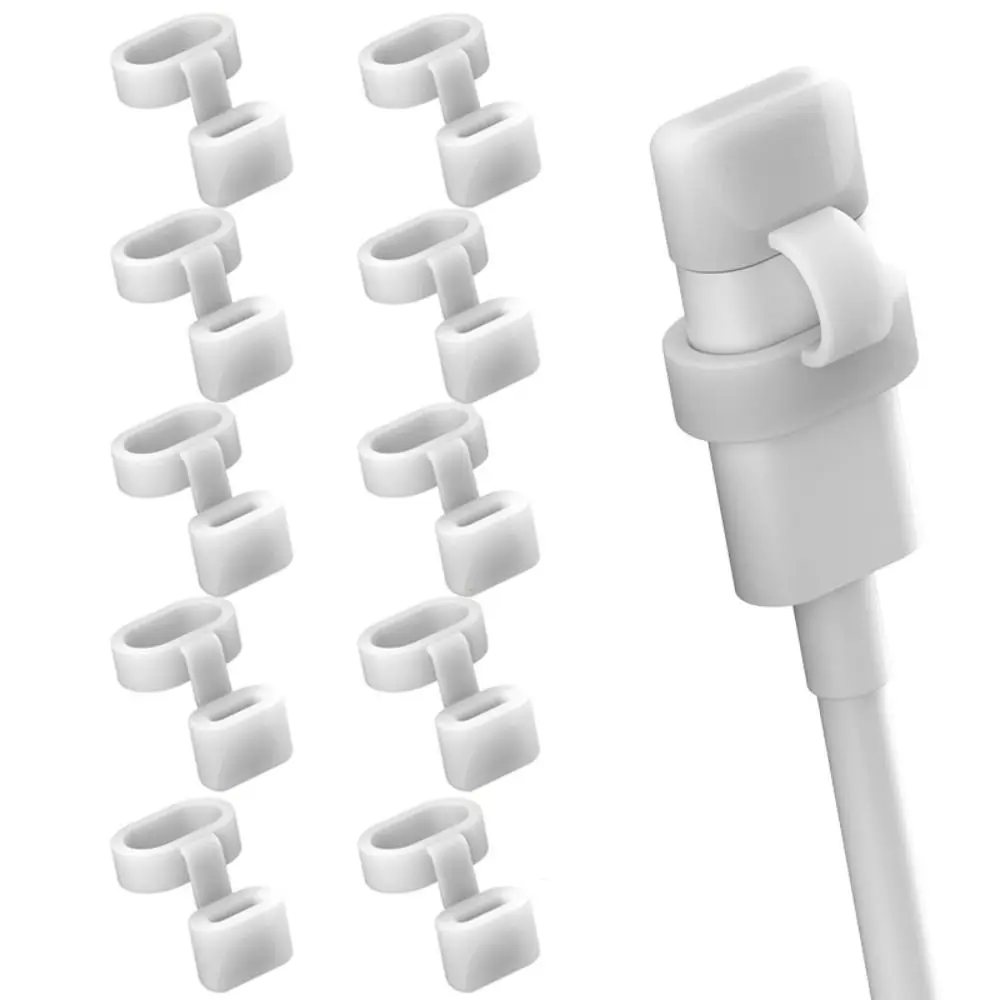10Pcs Soft Silicone Type-C Cable Dust Plug Cover Dustproof Durable Data Line Protector Cap Anti-Lost Charging Port Dust Plug