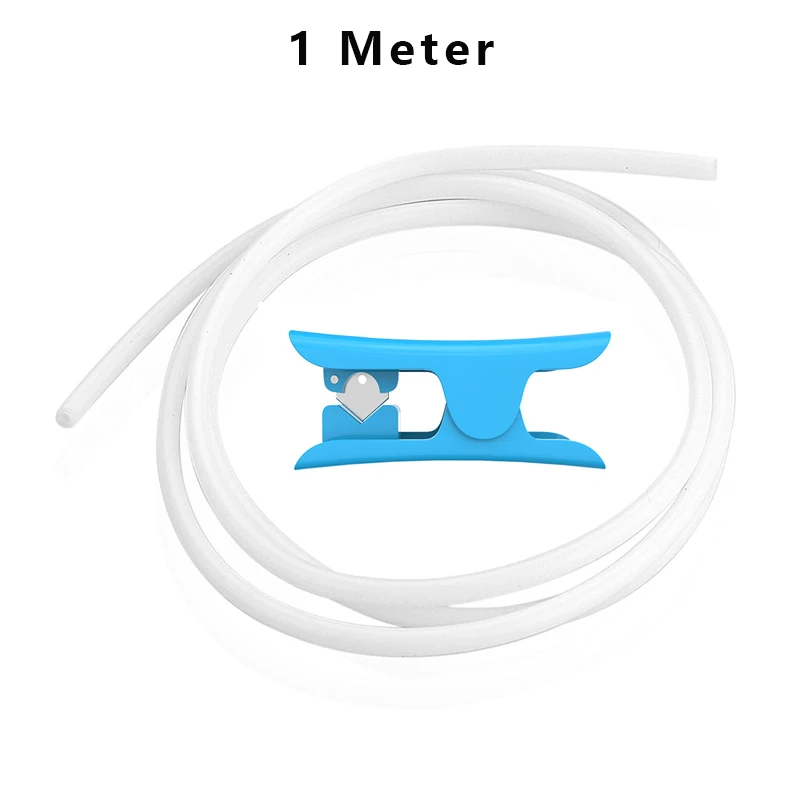 

1M PTFE Tube for 1.75mm Filament with Cutter for Bambu lab AMS X1/ X1C/ P1P/ P1S/ A1/ A1 Mini Prusa MMU3 Direct Drive Extruder