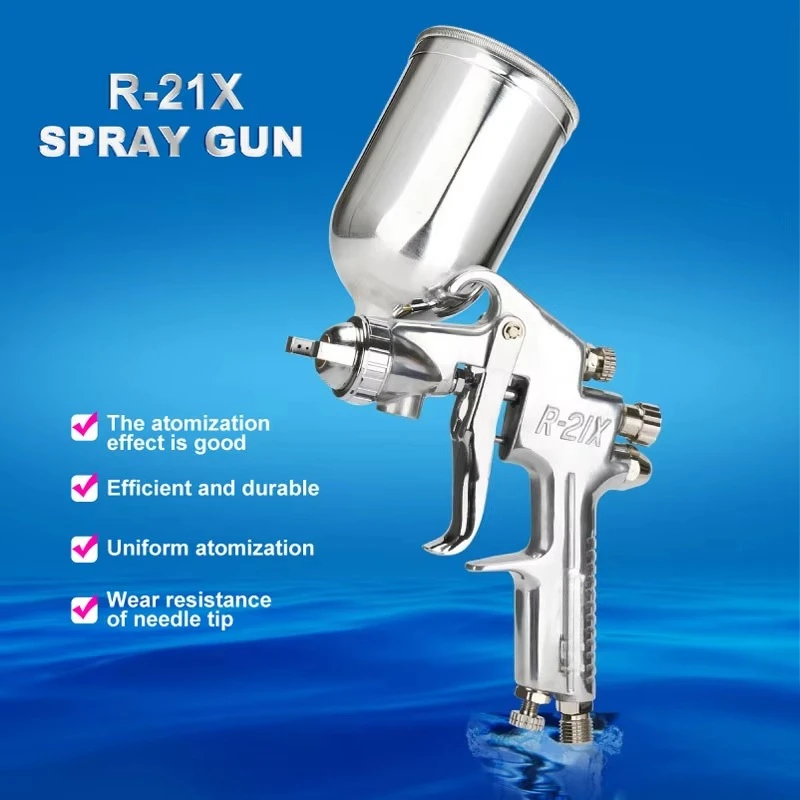 Air Paint Spray Gun, Pistol Sprayer, Pneumatic Tool, Automobile Top Coat, High Efficiency Spray Gun