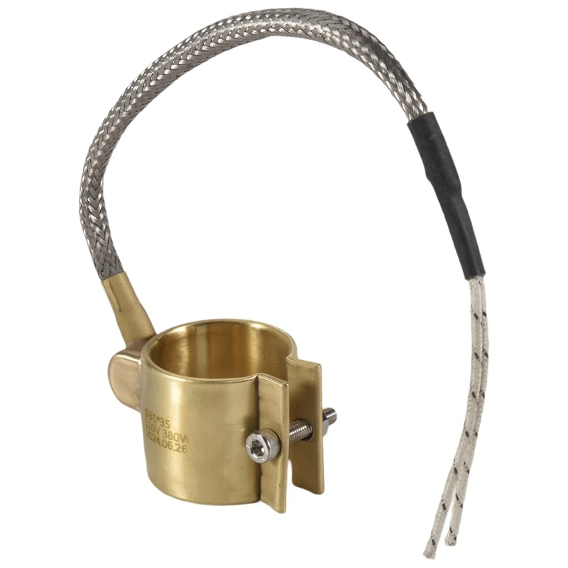 AB30-110V 380W 35Mmx35mm Injected Mould Heating Elements Brass Band Heater For Injection Molding Machine