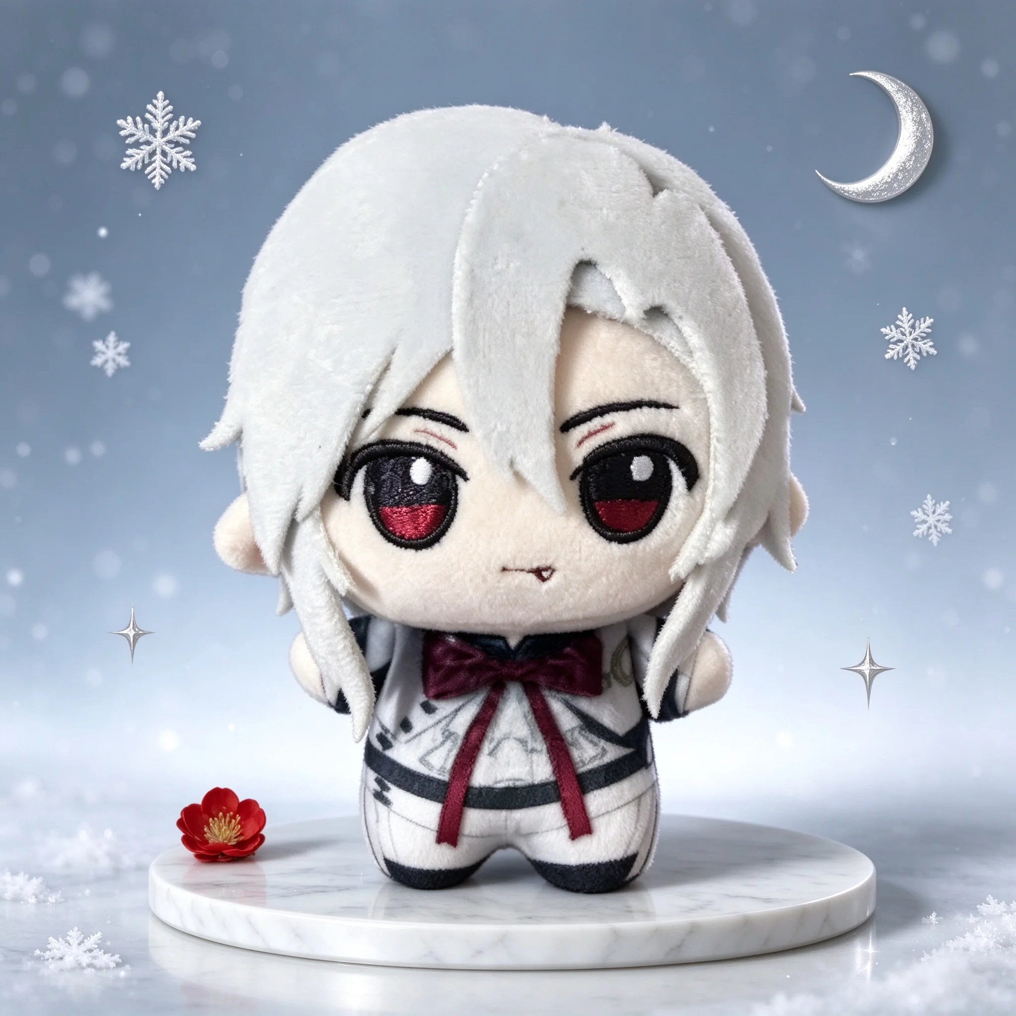 Anime 10cm Seraph Ferid Bathory Stuffed Doll Halloween Pendant Seraph End Plusie Toy Doll Fans Birthday Christmas Gift