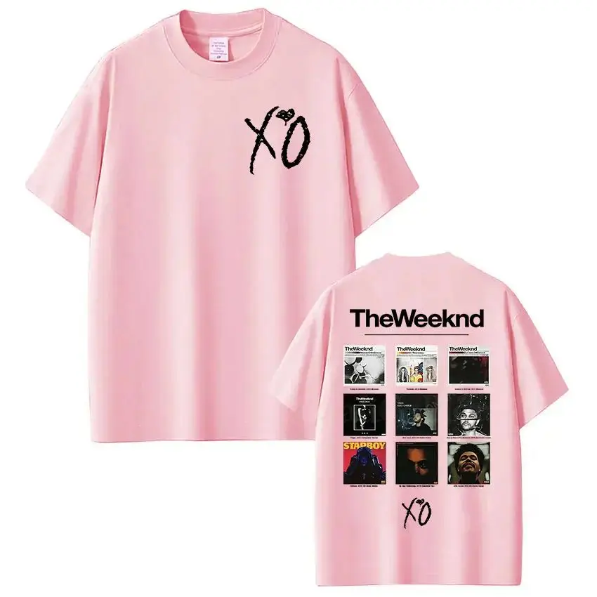 

Rapper The Weeknd Xo Album 2025 Graphic T Shirts Women Men's Hip Hop T-shirt Unisex Vintage Style Clothing T-shirts