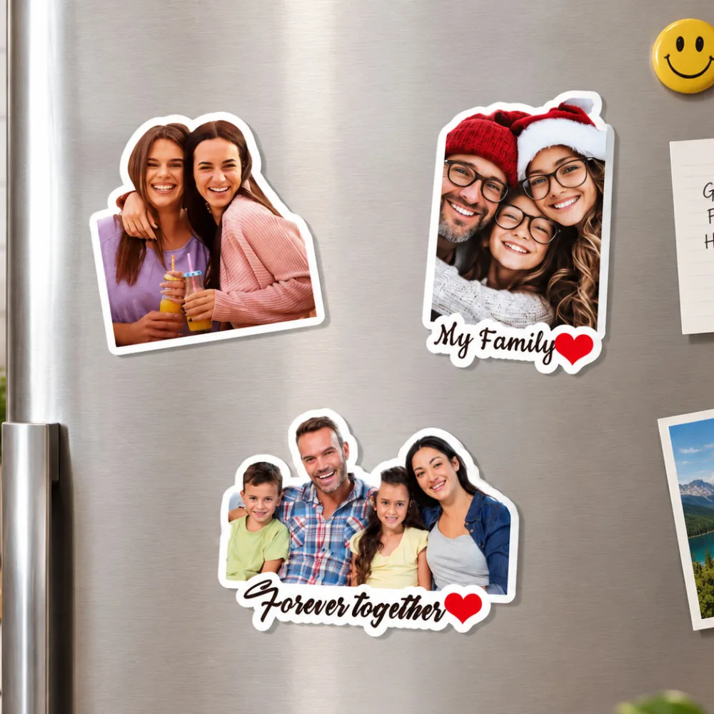 Personalized Image Custom Fridge Acrylic Magnet, Gift