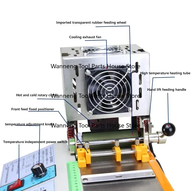 ترقية 988 واط آلة قطع الشريط الكمبيوتر الأوتوماتيكية الساخنة والباردة قطع السوستة التلقائي آلة القطع والنسيج المرنة #3