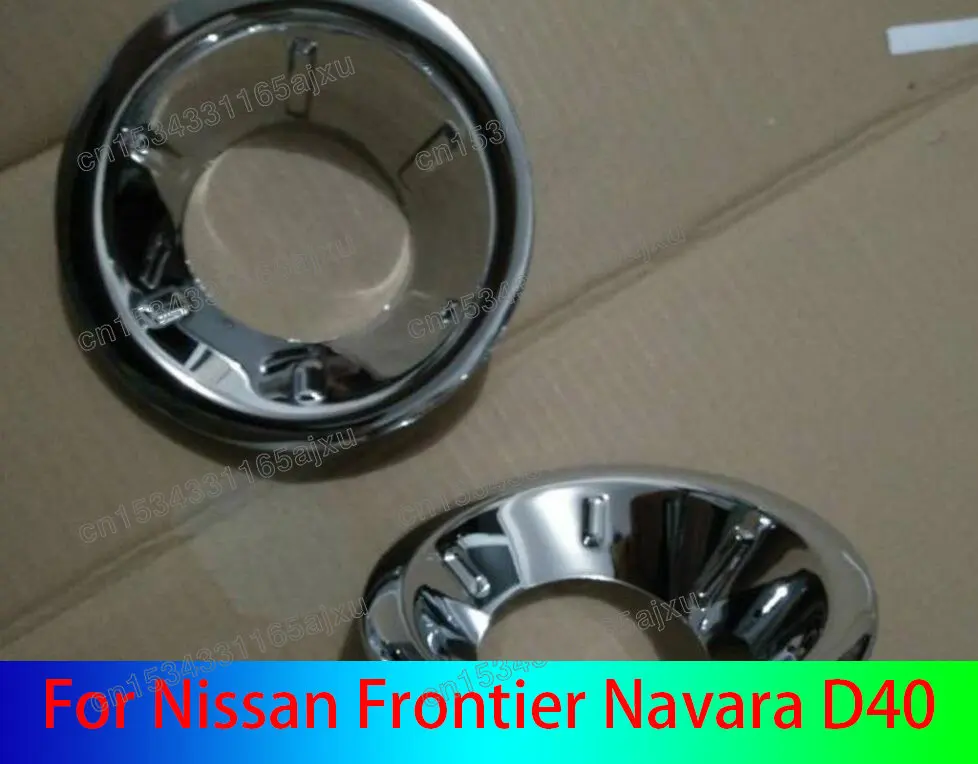 Chrome Accessories Chrome Fog Light Cover Car Styling For Nissan Frontier Navara D40 2006-2013