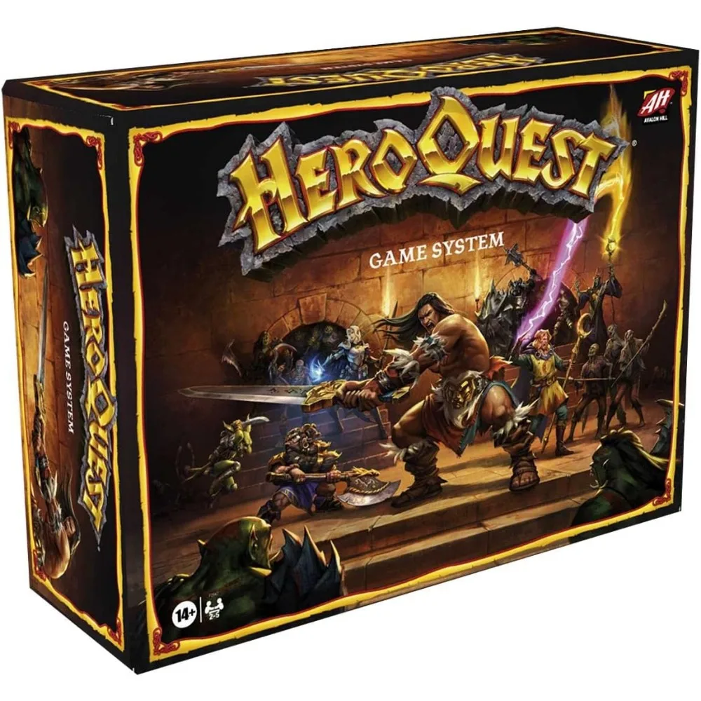 Hill HeroQuest Game System Tabletop Board Game,Immersive Fantasy Dungeon Crawler Adventure