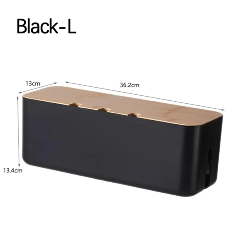 ABDJ-غطاء خشبي صندوق إدارة الكبلات سلك تقاطع مجلس صندوق تخزين إخفاء الأسلاك شرائط الطاقة مكتب صندوق منظم الكمبيوتر