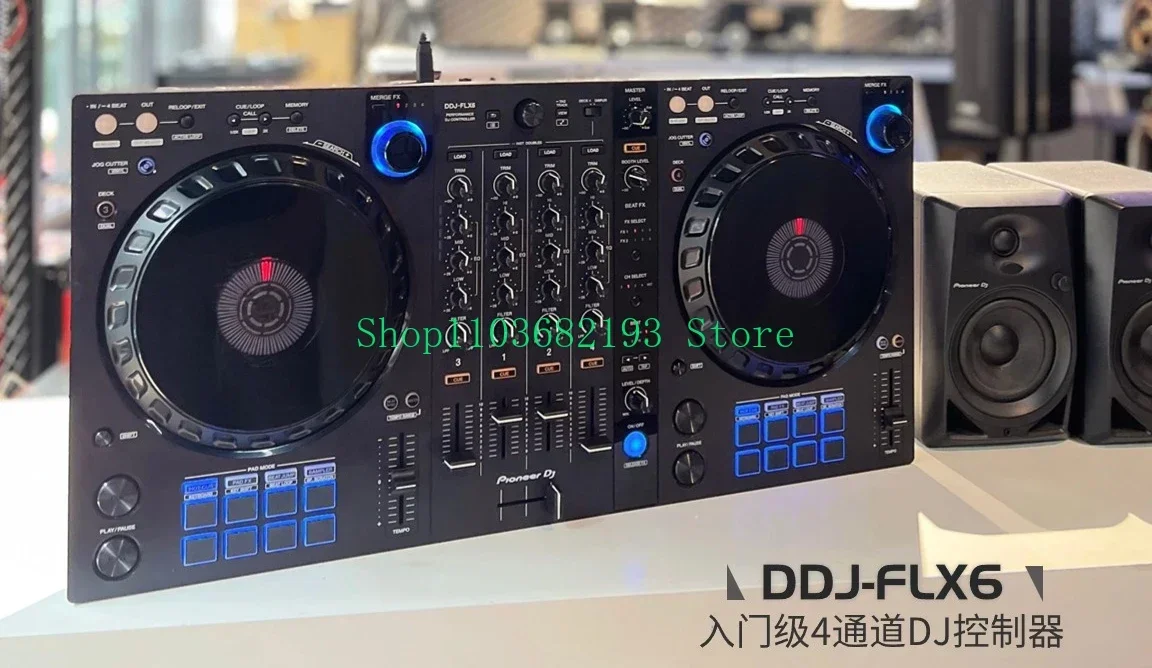 DDJ-FLX6 Entry-Level Four-Channel DJ Room Disk Recorder Controller Slyder Adventures