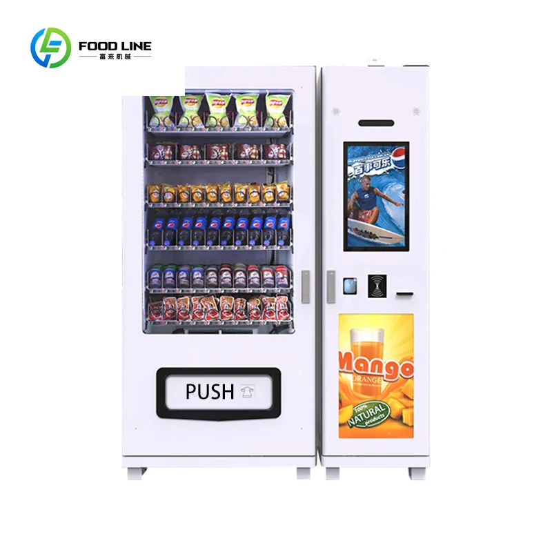

Large Volume Snack and Drinks Vending Machine for Using in Airport
