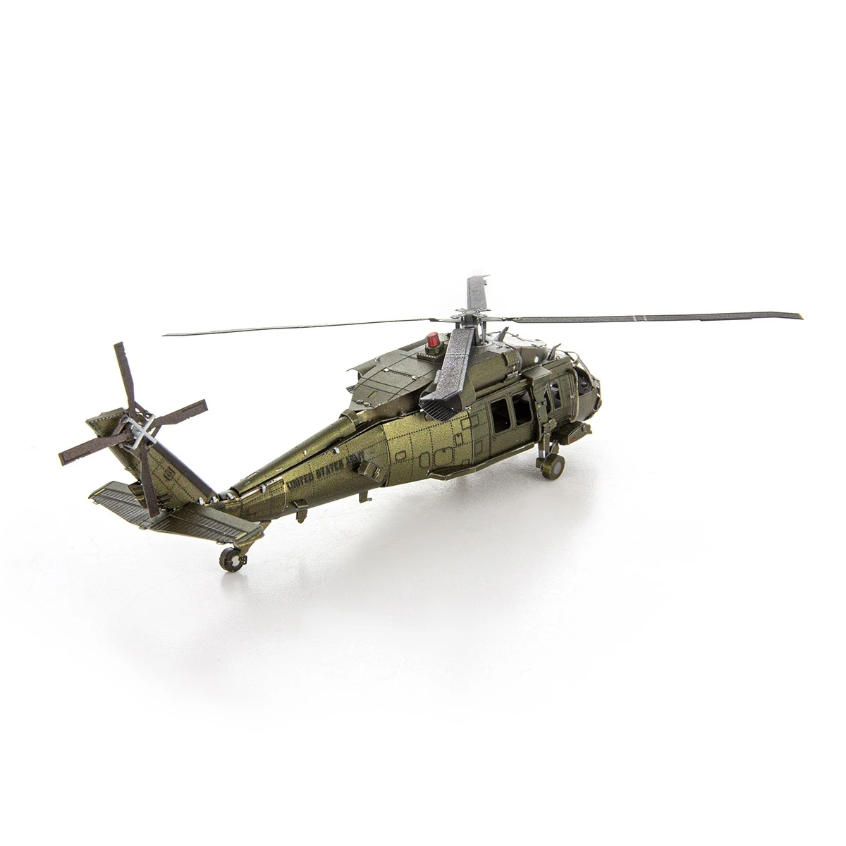 Black Hawk 3D Metal Puzzle Model Kits DIY Laser Cut Puzzles Jigsaw Toy For Children