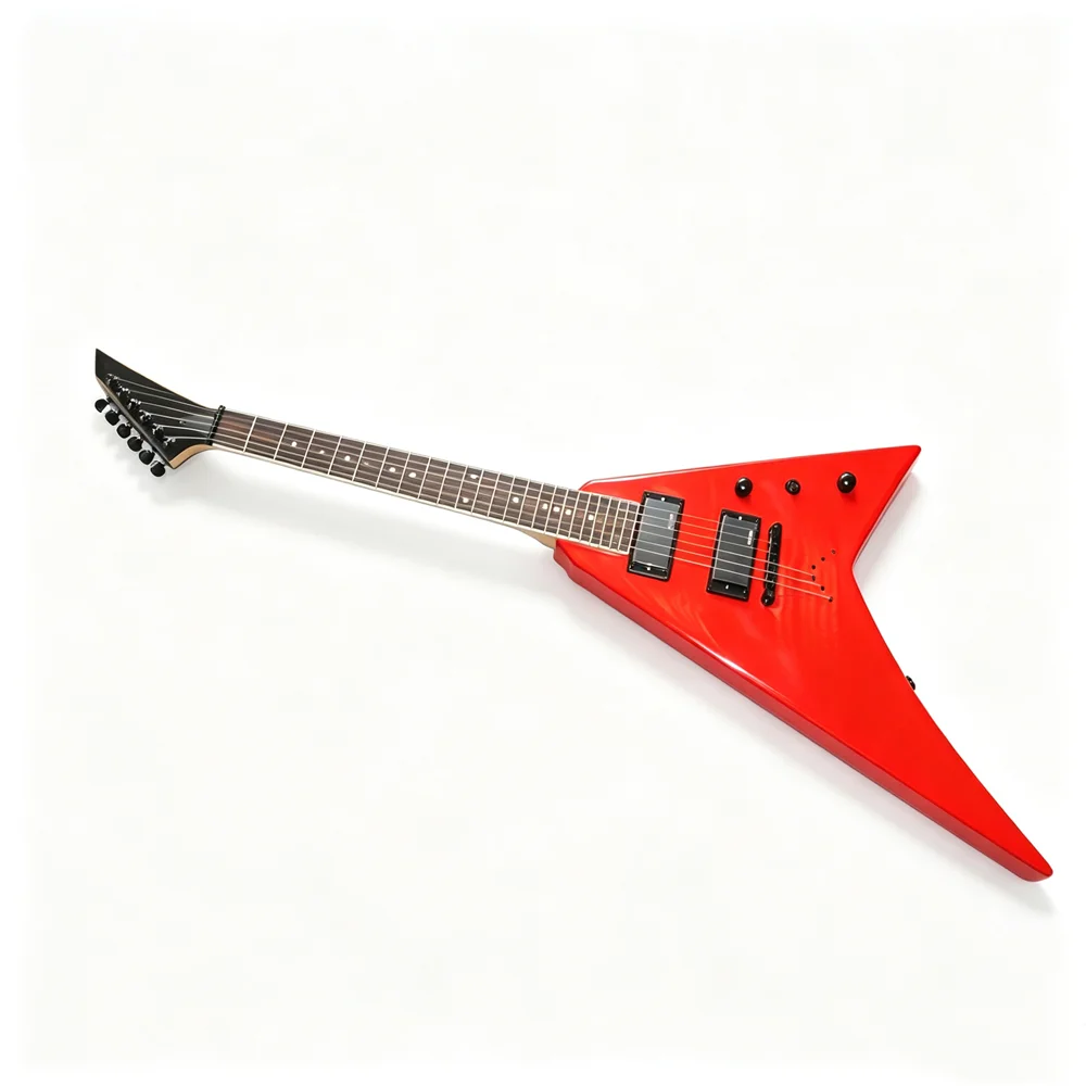 6 Strings Electric Guitar With Rosewood Fretboard Black Hardware Offer Custom Services
