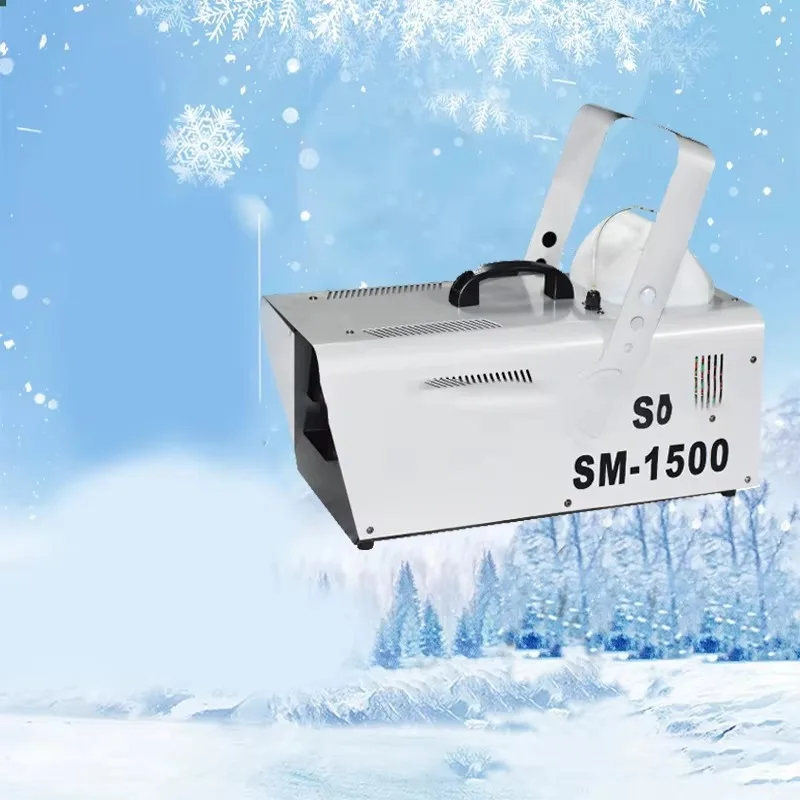 

【2026】1500W/3000W Fake Snow Flake Spray Making Machine Indoor Artificial Snow Machine Stage Party with Remote