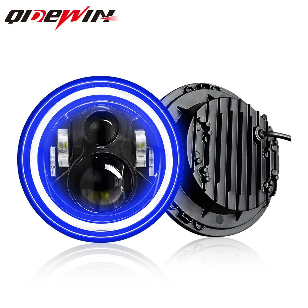 New 7-inch Wrangler headlights, full circle 6-bead Harley motorcycle modified off-road spotlights