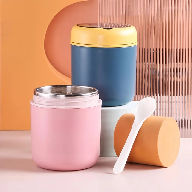

Insulated Stainless Steel Food Thermal Jar 530Ml Soup Thermos Container Lunch Box For School Children Keeps Hot