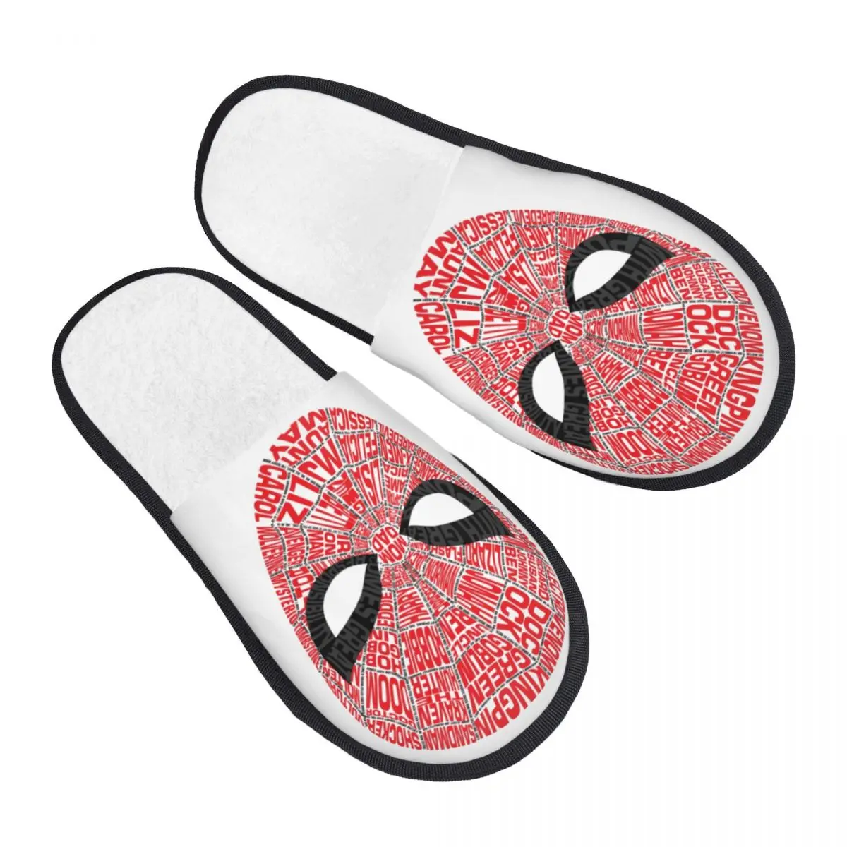 

Женские домашние тапочки с принтом «Человек-паук» из мультфильма супергероя, уютные теплые пушистые тапочки из пены с эффектом памяти, домашняя уличная обувь