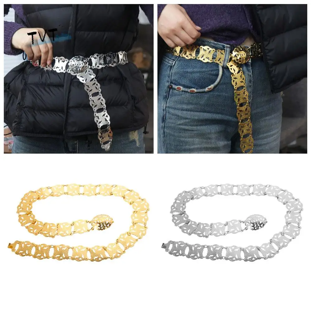 

Резная металлическая цепочка для тела, украшения для тела, серебряный цветок, поясная цепочка в этническом стиле, богемный стиль, пояс для танца живота