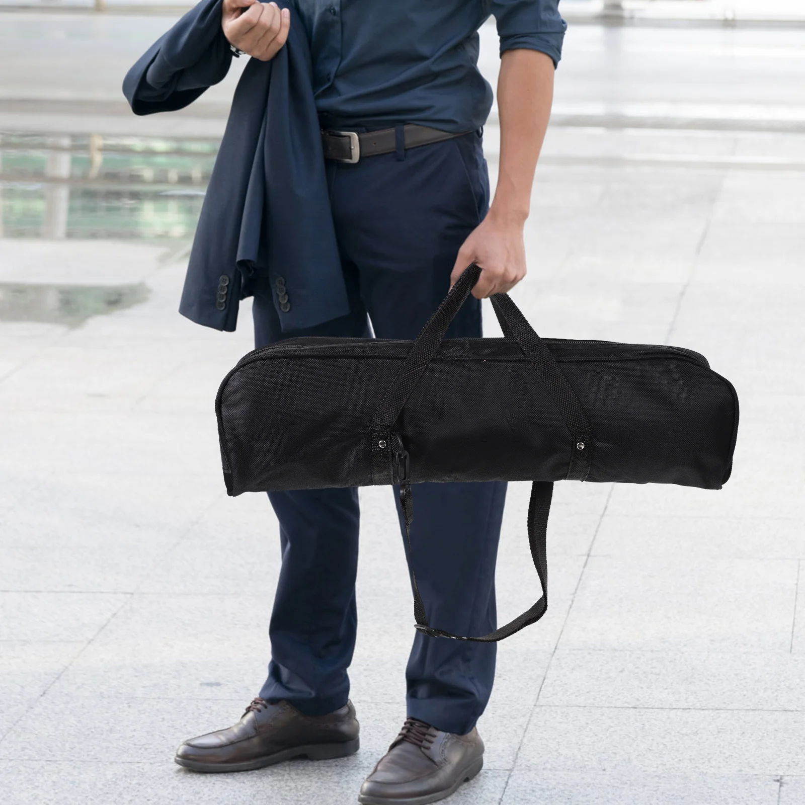 

32-Key Melodica Holder Bag Sturdy Zipper Harmonica Storage Case Portable Instrument Organizer Accessory Pouch Harmonica Case