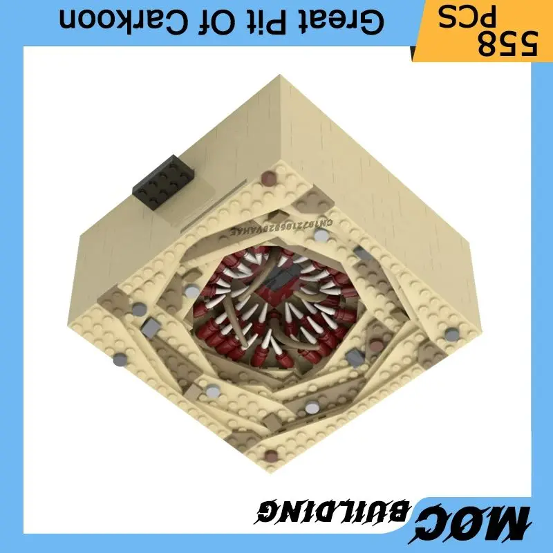 

MOC Building Blocks Classic Space Movie Series Battle Scene Great Pit Model DIY Assemble Bricks Toy Collection Display Xmas Gift