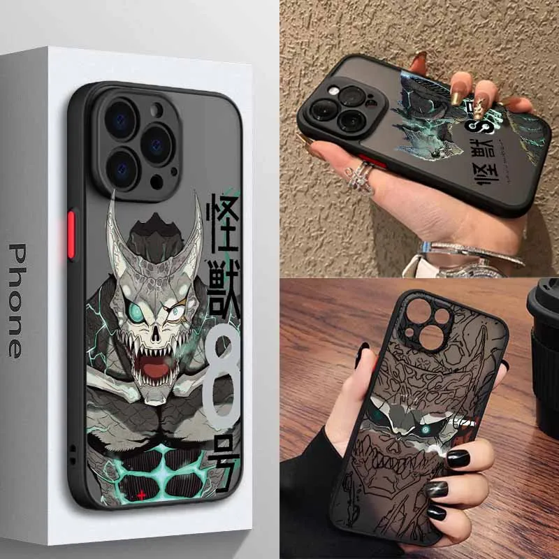 

Kaiju No. 8 Anime For OPPO Realme 15 13 12 11 10 9i 8 7i 7 6 5 Pro Plus Frosted Translucent Soft Phone Case