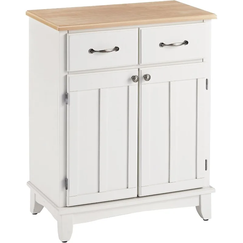 

Buffet of Buffets Wood Top By Home Styles with A Natural Top Having A Two-door Cabinet An Adjustable Shelf and Two Utility