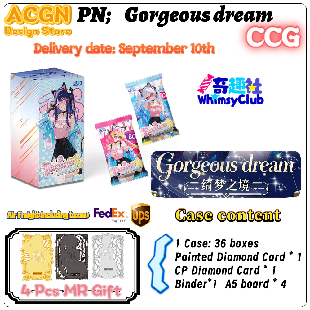 Gorgeous Dream Goddess Story Waifu Card  Anime Games Swimsuit Bikini Feast Booster Box Doujin Toys And Gift