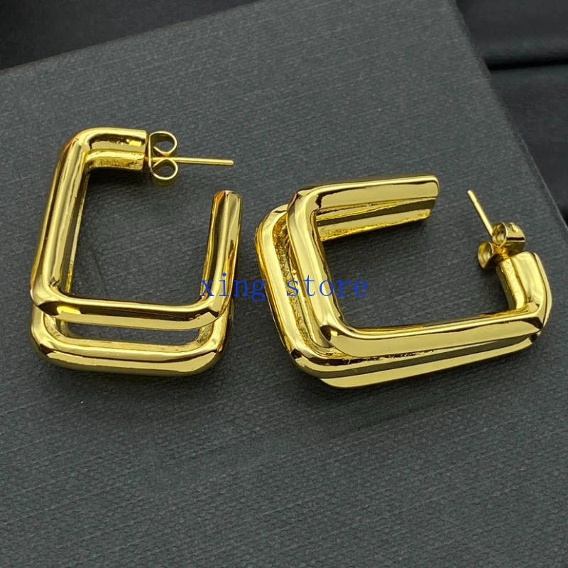 

2024 Fashion New Retro Geometry Exaggerated Women's Earrings