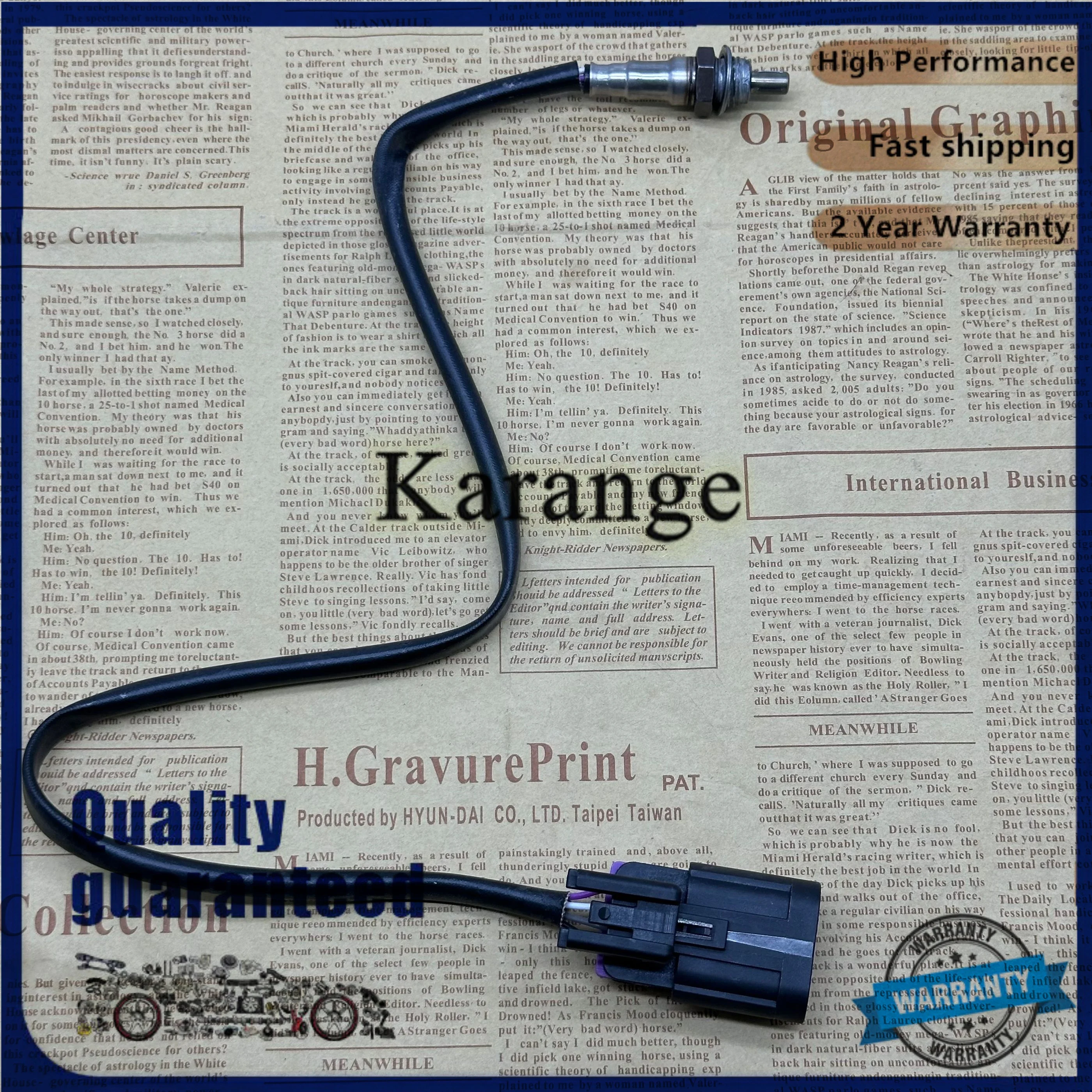 

New Rear Oxygen O2 Sensor Fit For Hyosng GT250R Polaris RZR 570 1000 XP XP 4 1000 4016021 4013979 28488580 37950H99D00