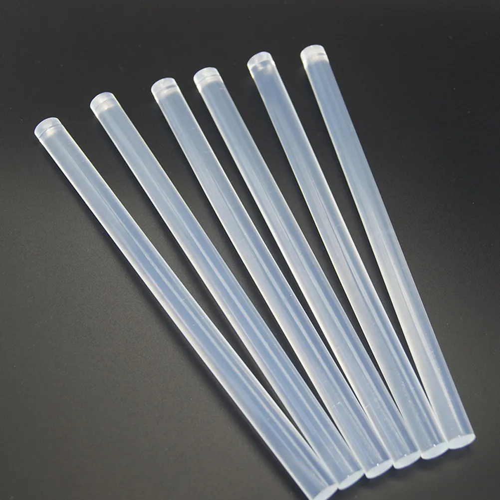 100Pcs Mini Hot Glue Sticks 7Mm Strong Adhesion Quick Melting Bubble Free Clear Glue Sticks for Crafting Floral Projects