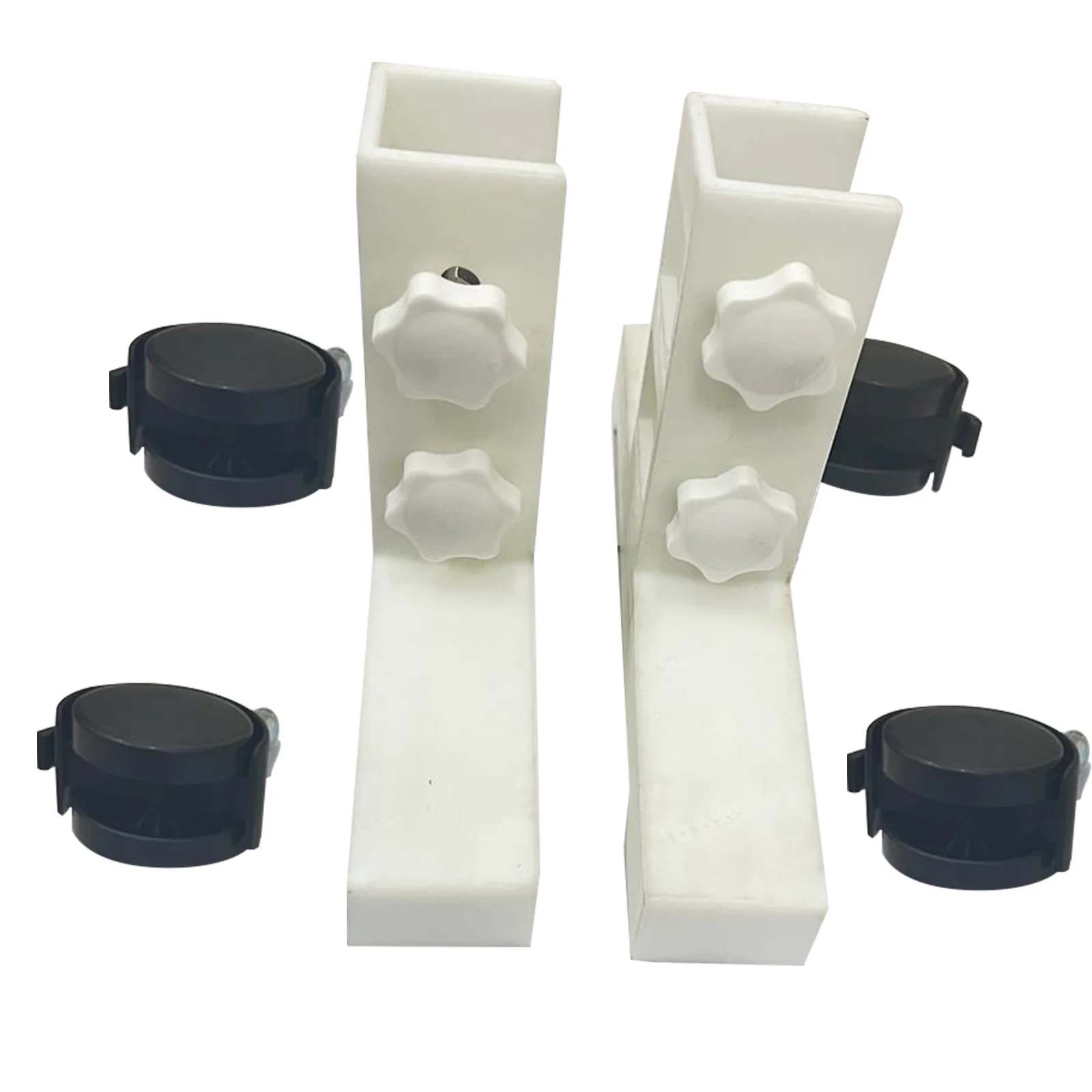 Remote Heating Panel Home Apartment Infrared Heater Feet Foot Bracket White Black Rotated 360 2pcs Plastic Bracket