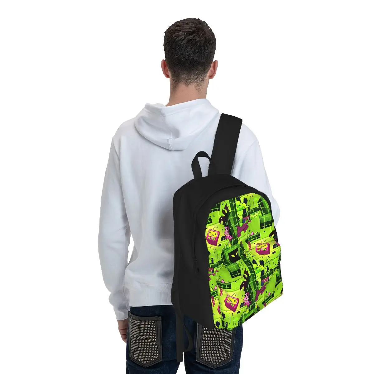 Sac à dos Geometry Dash Cube pour femme, sac à dos Mochila 3D, sac d'école étudiant, sac à dos pour ordinateur portable amoureux des jeux vidéo, sac à dos de voyage pour enfants, mode