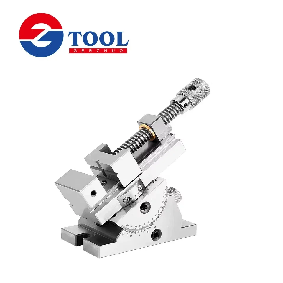 범용 기계식 벤치 나사, 0-45 도 조절 가능, CHM80 정밀 연삭기 바이스