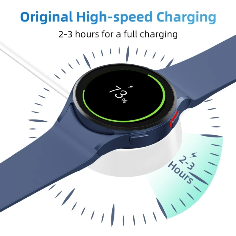 Magnetic Charging Cable for Galaxy Watch 6 5 4 3 Type C Wireless Charging Dock Convenient & Portable