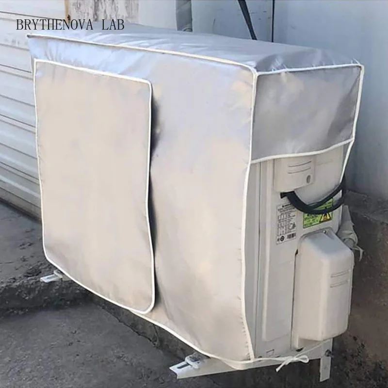 Outdoor Air Conditioning Cover Waterproof Sun Protection Oxford Protective Air Case Conditioning Main Unit Protective Cover