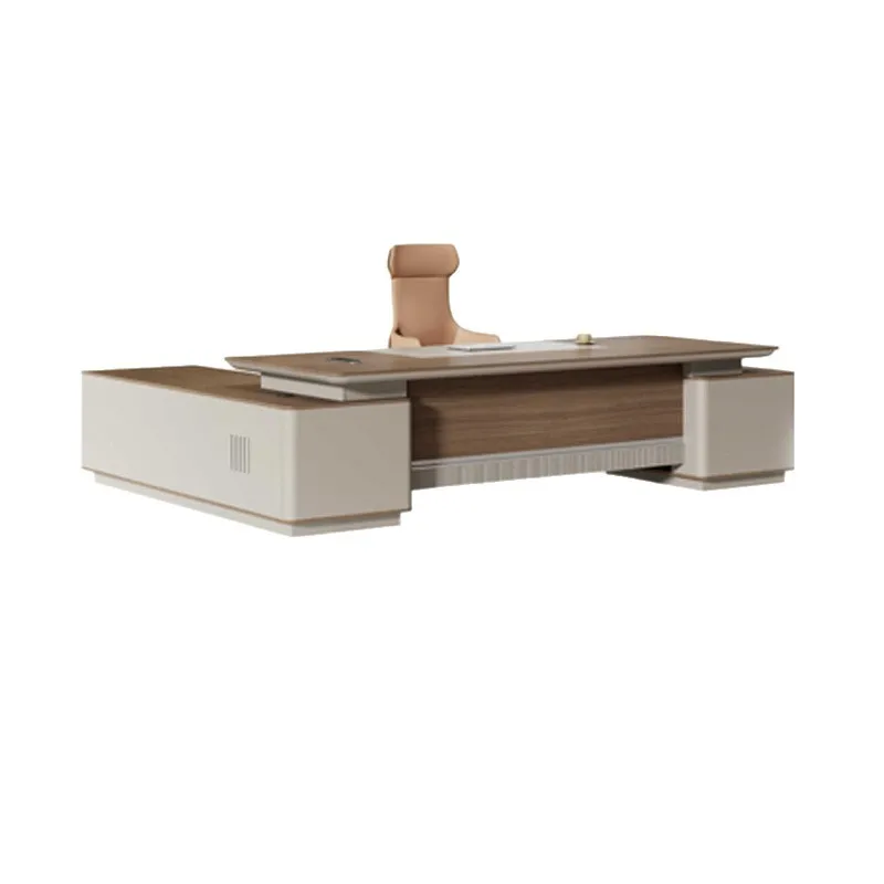 

Simple Modern Boss Desk Chairperson's Office Taipantai Company Furniture President's Desk