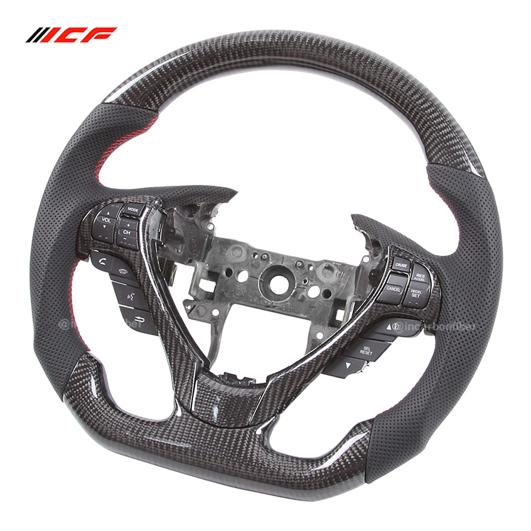 Carbon Fiber Steering Wheel for Acura MDX,RDX ,ILX ,TLX ,NSX