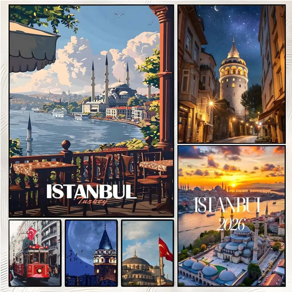 turkey city Istanbul Poster Superior Home Space Pub Indoor Decorative Art & Home Decor