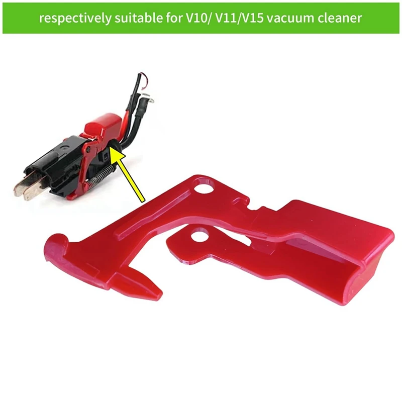 Trigger Switch Button Replacement For Dyson V10 V11 SV12 SV14 Vacuum Cleaner Red Switch Button Replacement Parts Kit