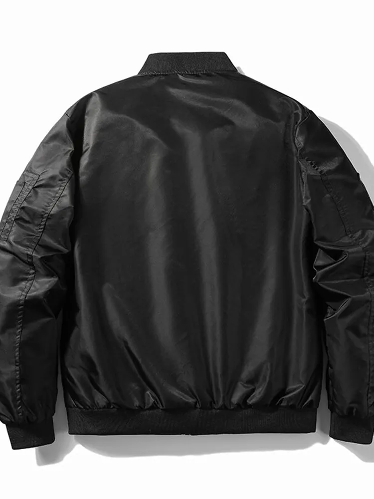 Primavera e autunno nuova tendenza della moda ricamato bomber giacca da uomo casual allentato sportivo antivento cappotto da baseball di grandi dimensioni M-7XL