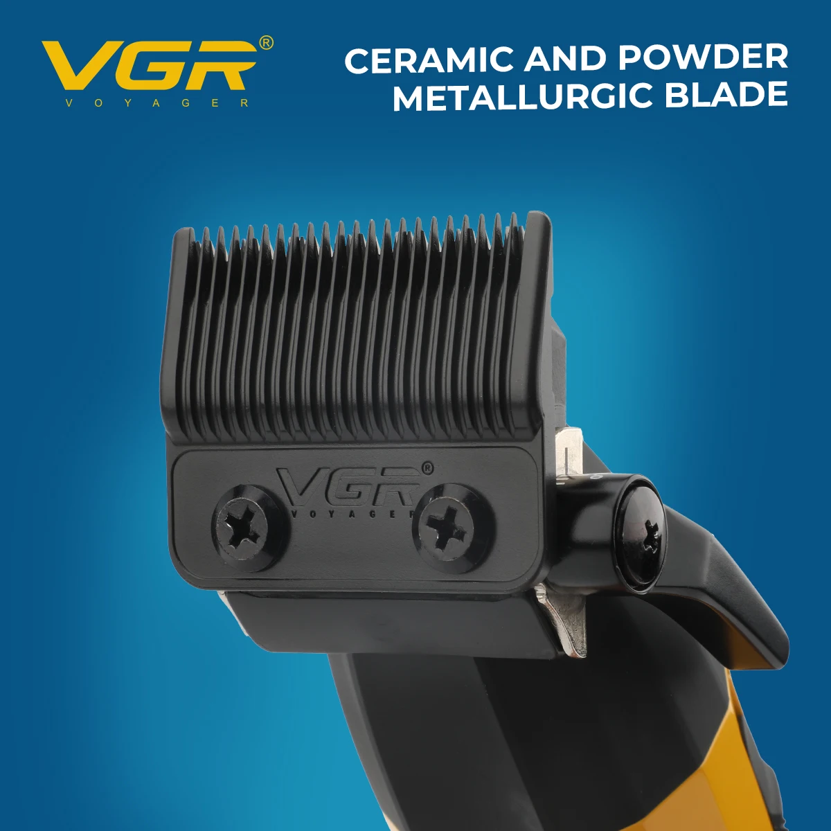 9000RPM VGR V-285 メンズバリカン LED ディスプレイ DLC ブレードコードレスセラミックブレードプロフェッショナルヘアカットマシンヘアトリマー