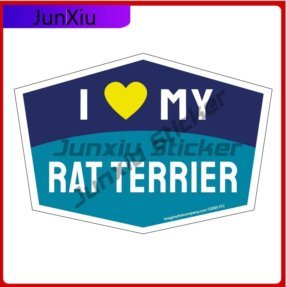

I Love My Rat Funny Car Laptop Window Bumper Waterproof Vinyl Decal Gift Aesthetic Funny Unique Funny Cool Cute Cool Retro